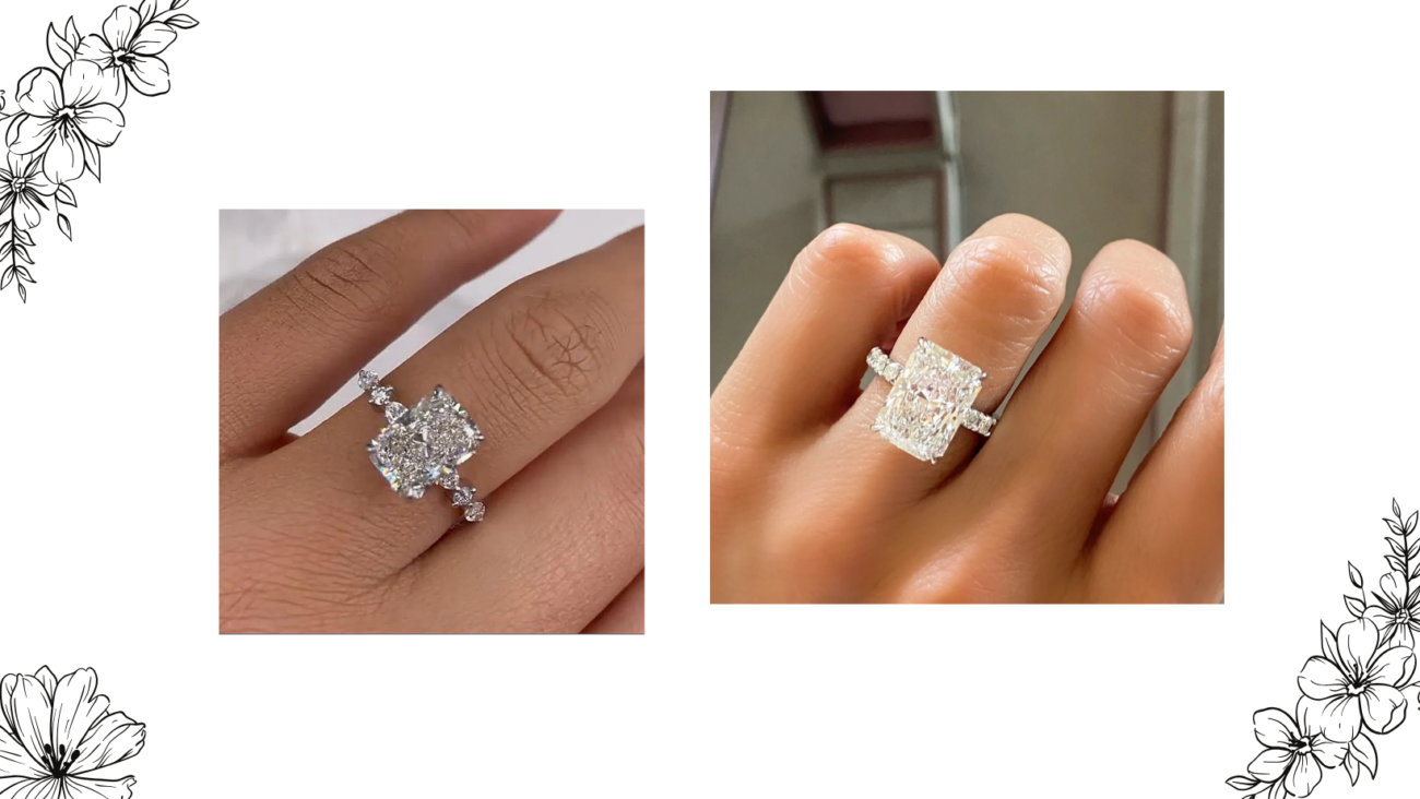 Radiant Cut Engagement Rings for Women