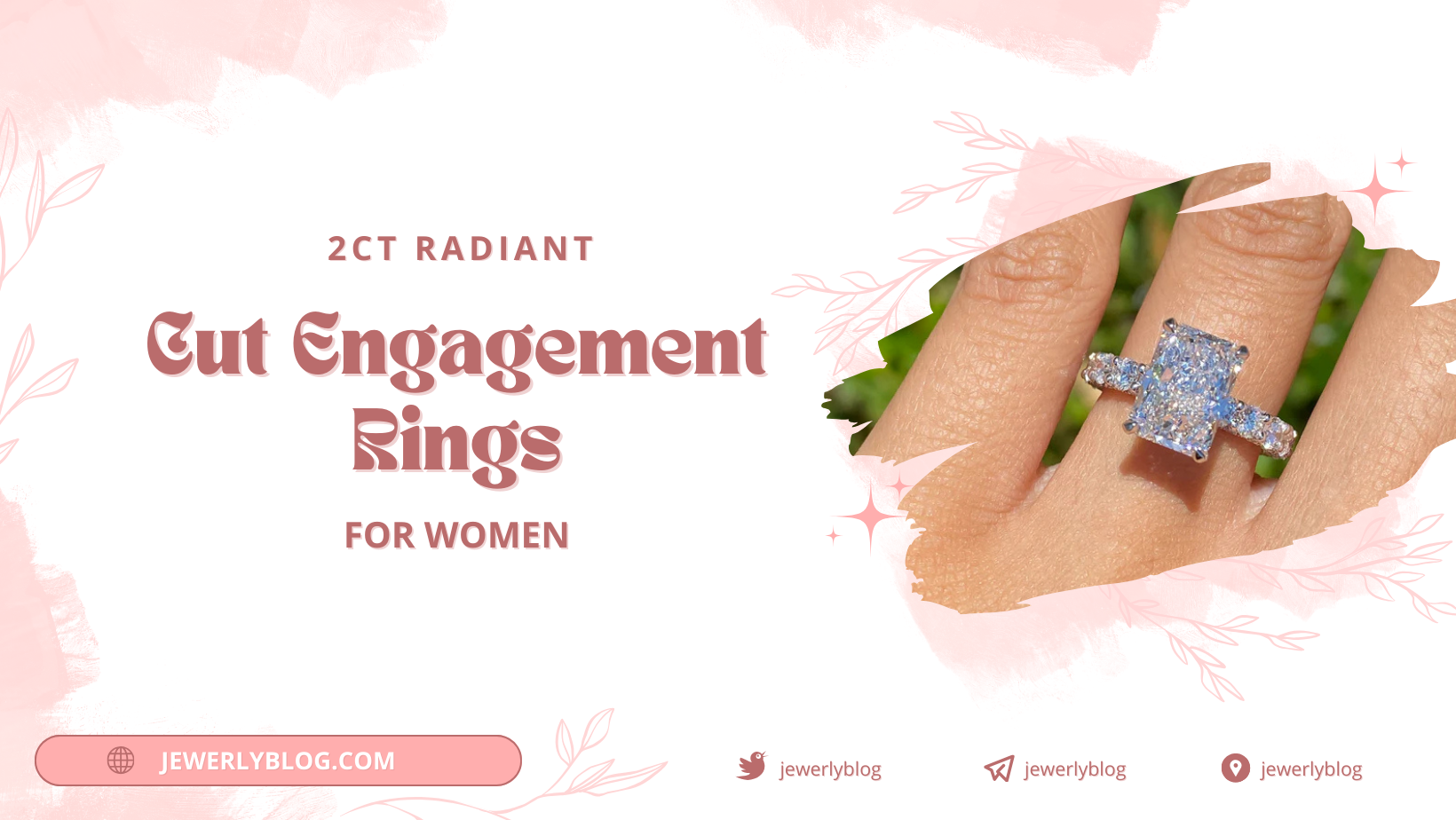 Radiant Cut Engagement Rings for Women