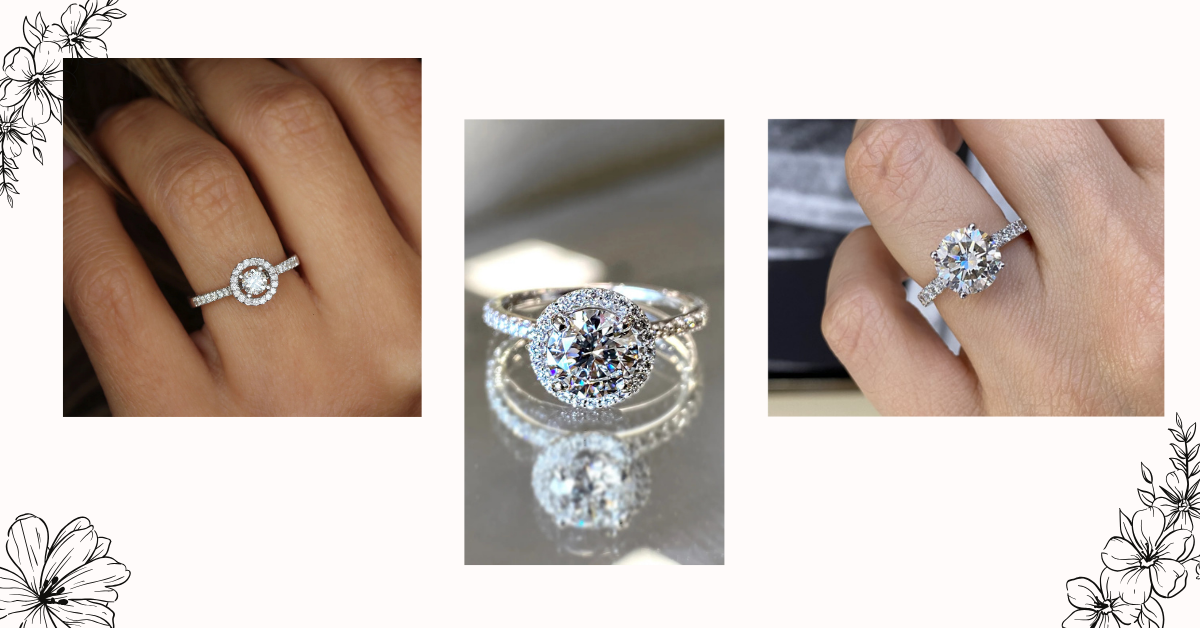 Round Engagement Rings For Bridal