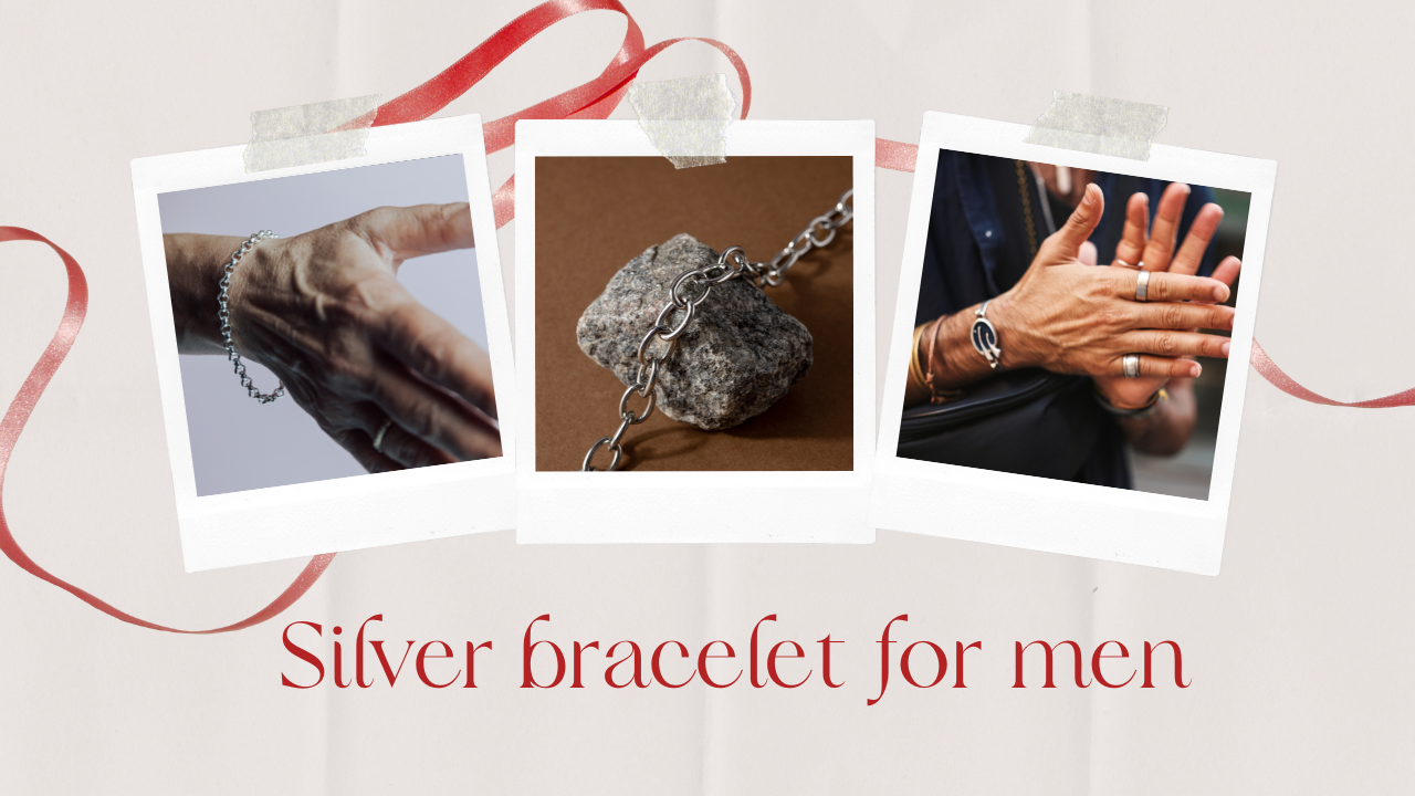 silver bracelets for men