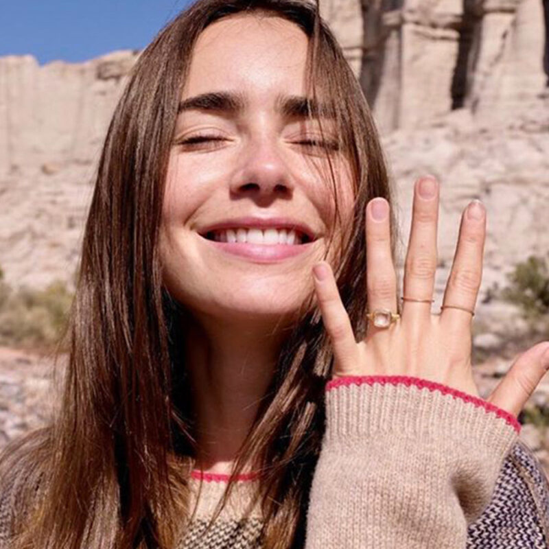 Lily Collins’s Life, Engagement Ring, and Wedding Dress