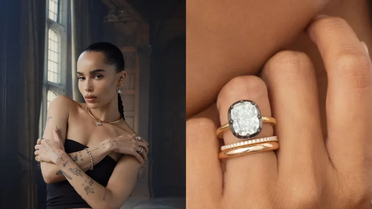 zoë kravitz engagement ring